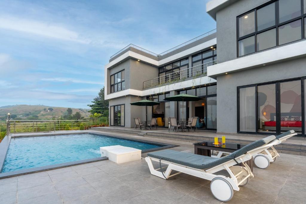 Mahiravani Villa | Casa Boho by StayVista - Contemporary design, Farm-view, Swimming pool & Indoor games for a chic retreat