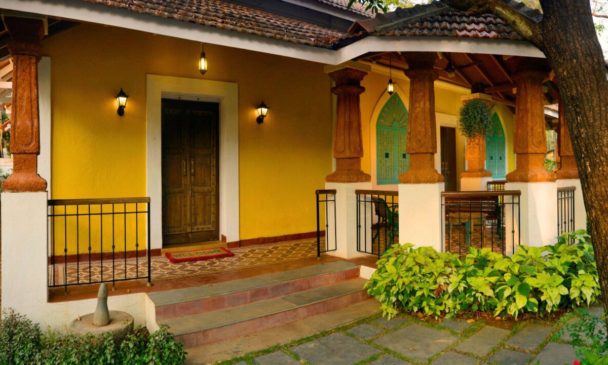 Chorao Villa | ELIVAAS Terra Rosa 4 BHK Villa With Pool