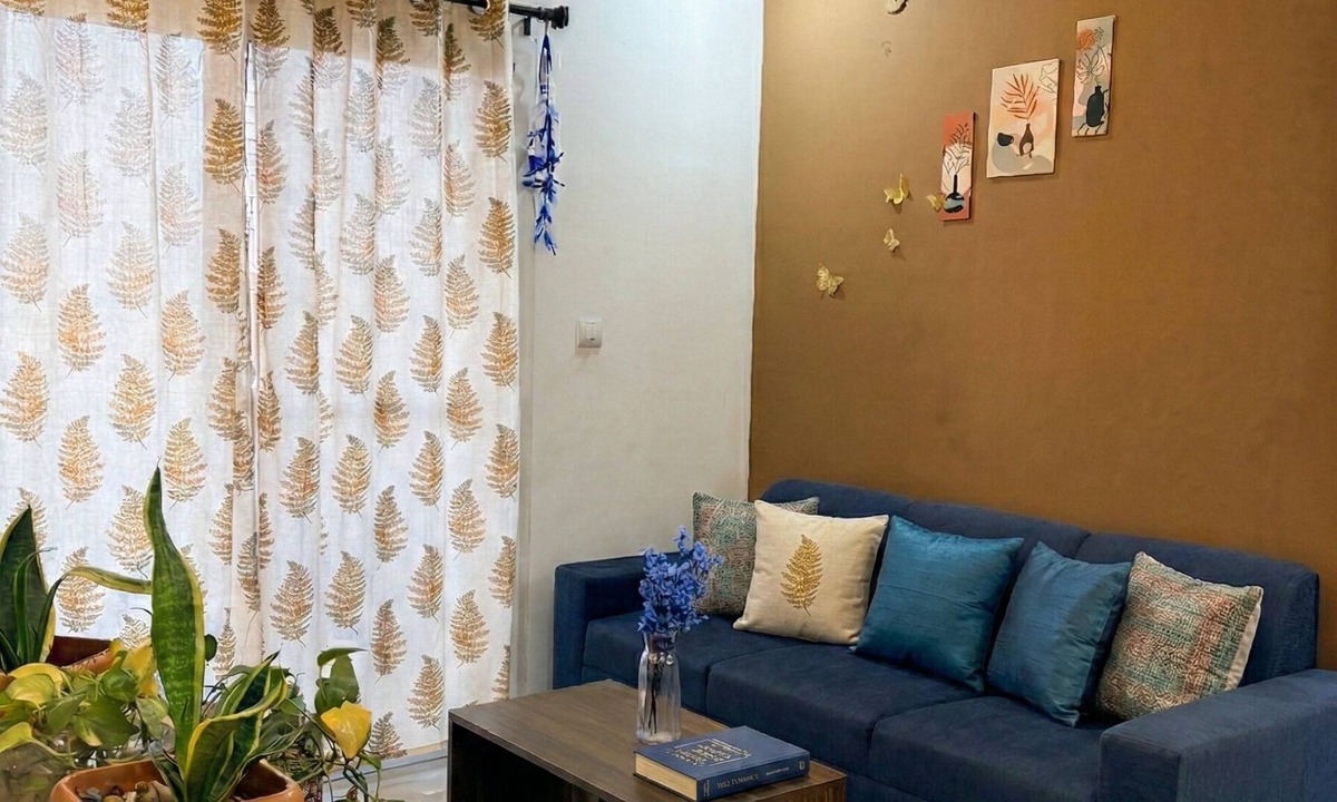 Nanakram Guda Apartment | Golden Glow: Cozy 3BHK with Scenic Views at Financial District, Hyderabad