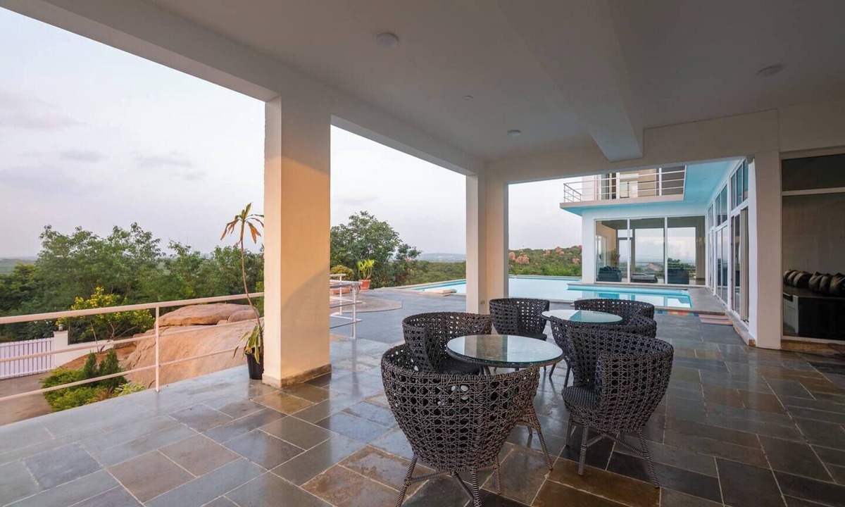 Medchal Villa | Hilltop - Hyderabad’s Best Views & Infinity Pool