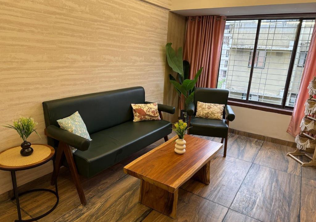 Navi Mumbai Apartment | Ikigai 2Bhk Furnished Apartment Soothing Vibes