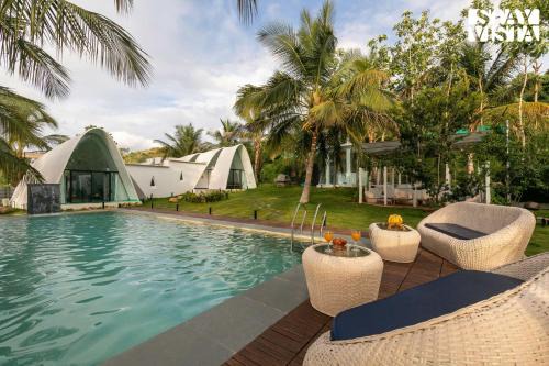 Shrirangapattana Villa | Luxury Shwaas Villa in Mysore with Private pool and landscape