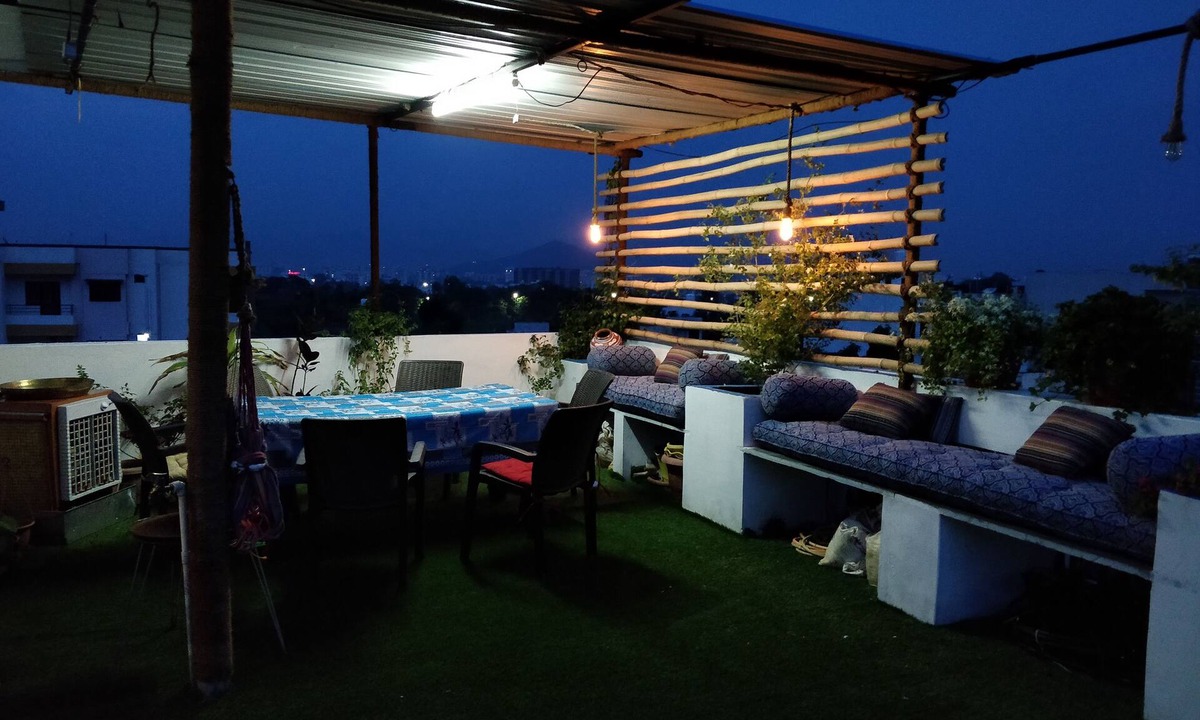 Bedla Apartment | The Blue House Ground Apartment W/Rooftop Garden