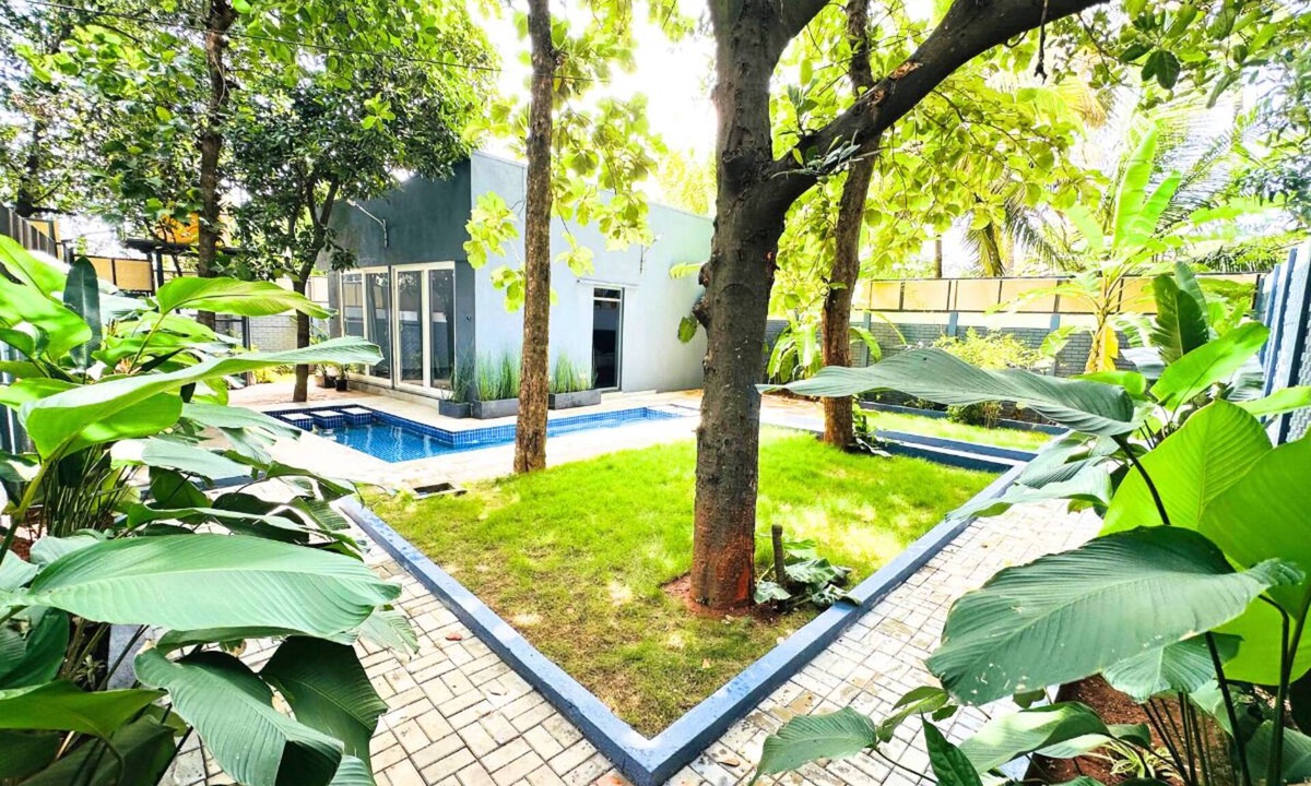 Ramanagara Villa | The Calms Villa by Travent Mug