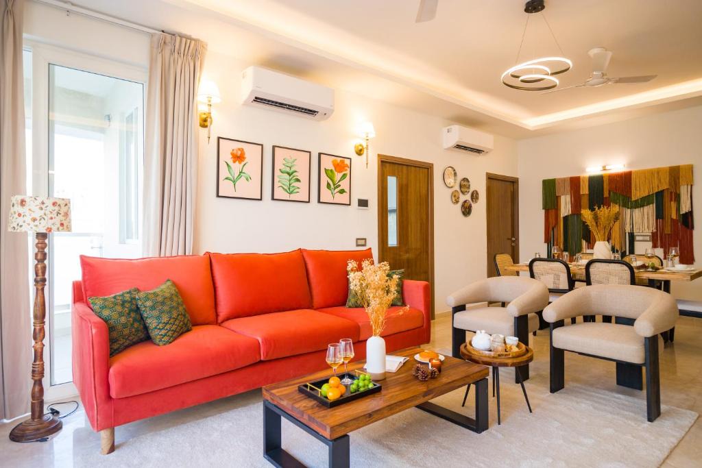 DLF Phase 3 Apartment | The Urban Bloom by The Blue Kite - 4 & 2 BHK Fully Serviced Apartments in DLF Phase 3, Gurugram