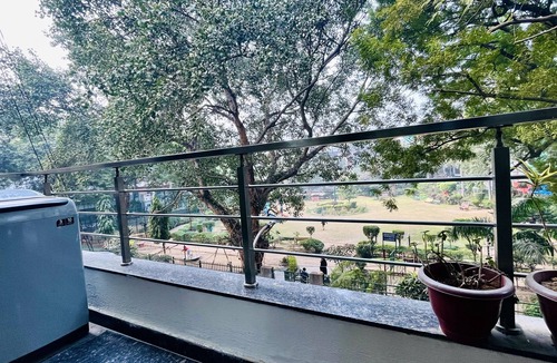 Sheikh Sarai Apartment | BluO Park Facing 3BHK -Lift, Balcony, Parking