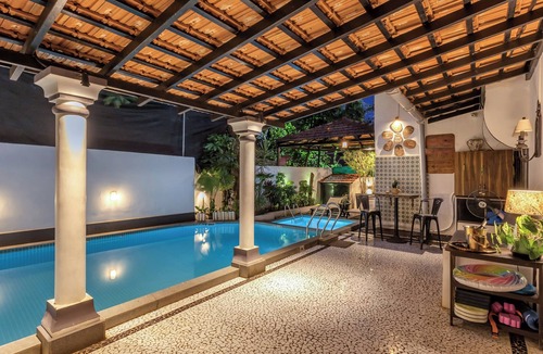 Vagator Villa | Casa de Tartaruga - Heritage Goan Villa, Half Acre, Private Pool, Staff