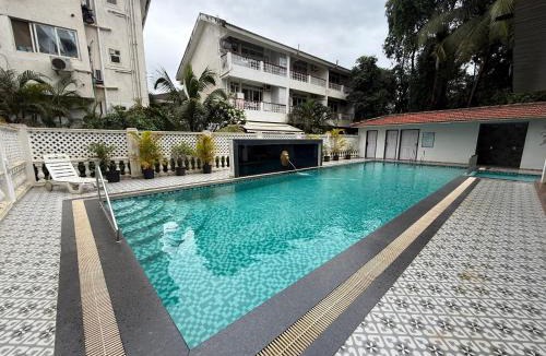 Siolim Bed & Breakfast | Dishney Den-Luxe 1BHK Stay with pool near Anjuna & Thalassa