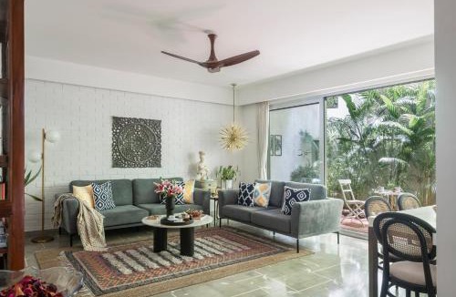 Reis Magos Apartment | El Reino by The Blue Kite - 2 & 3BHK Apartments, 5 Mins to Casino & 10 Mins to Candolim, with Pool & Kitchen, Wifi, Security