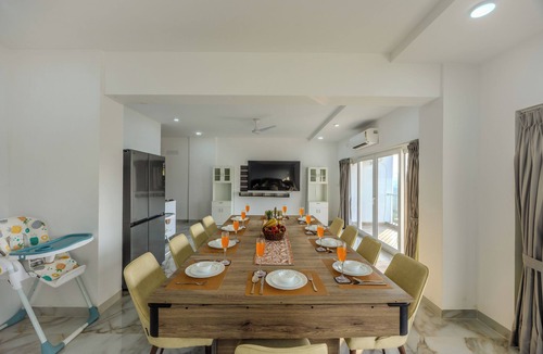 Chicalim Villa | ELIVAAS Midpoint Uno 7 Room Retreat with Pool