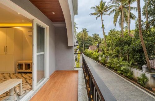 Gauravaddo Villa | ELIVAAS Signature Solace AquaVista 5-BHK Villa with Private Pool, Lounge Area & Bar