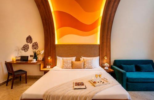 Narasapura Villa | ELIVAAS Signature Tanira Farms Moonrise Pet- friendly Igloo Cottage with Pool, Bar and Garden