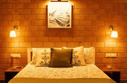Mangalore Villa | Happy Haven Boutique Farmstay - Rustic Nature Retreat with a Private Cottage and an Open Air Kitchen