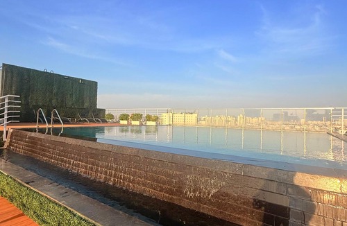 Gurugram Apartment | Lux Loft Studio w/Balcony in Gurgaon with Pool Access