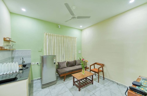 White Town Apartment | Perfect 1-bedroom apartment with AC in beautiful Puducherry