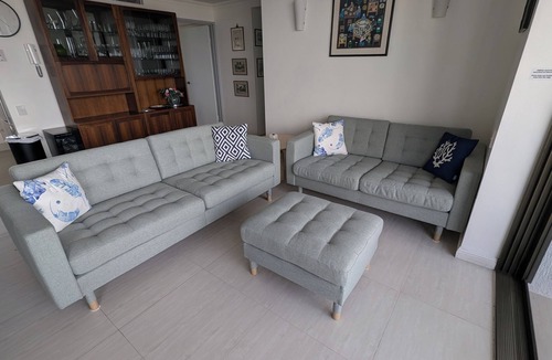 Maroochydore Apartment | Relaxing Escape: Pool, Tennis Court, Garden Terrace & Water Views