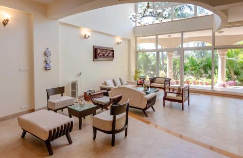Murud Villa | SaffronStays La Casa Maestro - Spanish 4BR villa with terrace plunge pool, coconut groves & mountain views, featured in Condé Nast