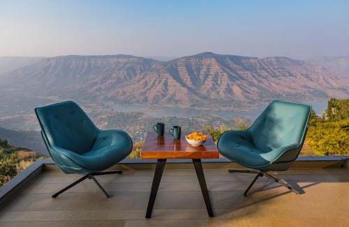 Wai Villa | SaffronStays Mountain Rizz - 5BR veg-only villa with infinity pool & valley views