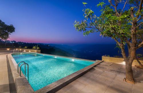 Wai Villa | SaffronStays Mountain Rizz - 5BR veg-only villa with infinity pool & valley views