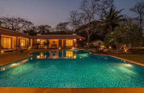 Alibaug Villa | StayVista at Birdsong with Pvt Pool, Lawn & Gazebo