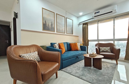 Chandivali Apartment | Terrific 2-bedroom apartment with AC in vibrant Mumbai