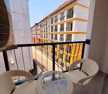 Chicalim Apartment | The Balcao Resort style1BR Apt By Amoret Homes