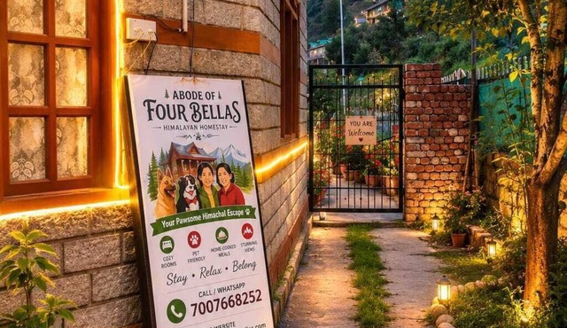 Abobe of Four Bellas - Your Pawsome Himachal Escape | Hallan Valley