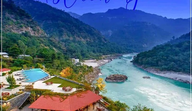 Aloha on The Ganga&mountain view 2BHK by AlmostHeaven