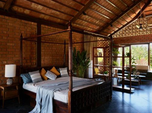 Atmos Coquitos, Kerala themed manduva courtyard