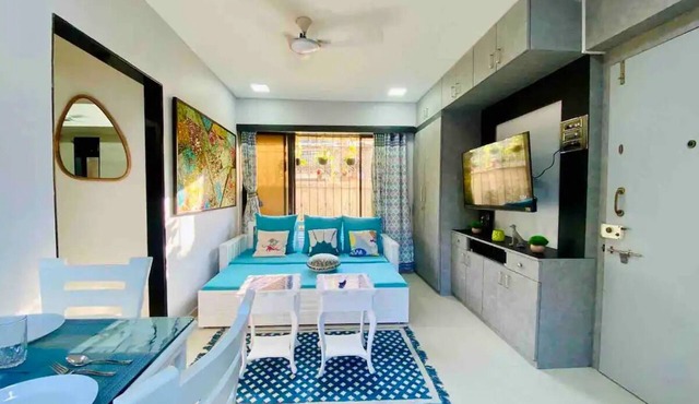 Charming 3 Bed 2 Bath in Bandra West with Balcony