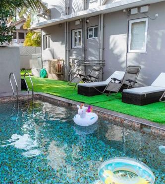 Modern 3BHK Pvt Pool Villa-Steps to Benaulim Beach