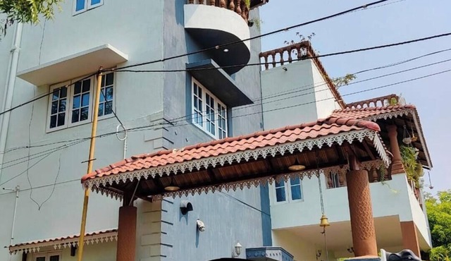 Spacious 4-bedroom house with AC in lovely Coimbatore