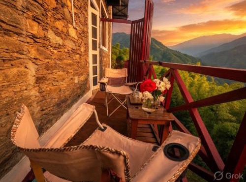 Stay Blessed Ecostays - Glamping and Stone Villas, offbeat jungle stay with Organic Food in Lansdowne