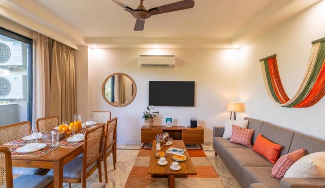 The GK Nook by The Blue Kite, Modern 3BHK Apartments near M Block Market, Greater Kailash