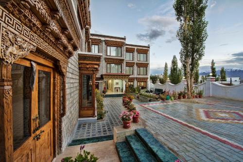 The Sera Courtyard in Leh