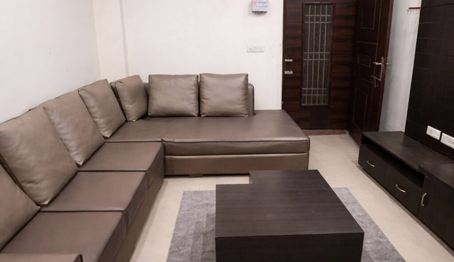 Tranquil 1-bedroom apartment with AC in vibrant Vrindavan