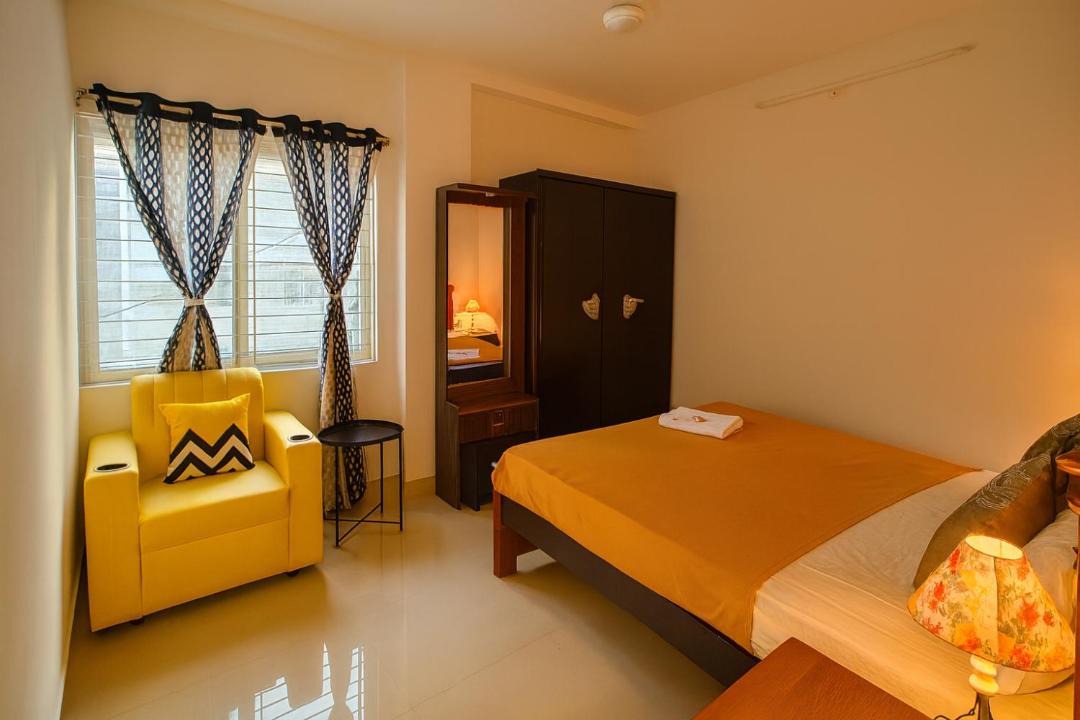 Shaikpet Apartment | NK Homes - Full Furnished 2BHKs, Free Wifi, Smart TV, Central Location