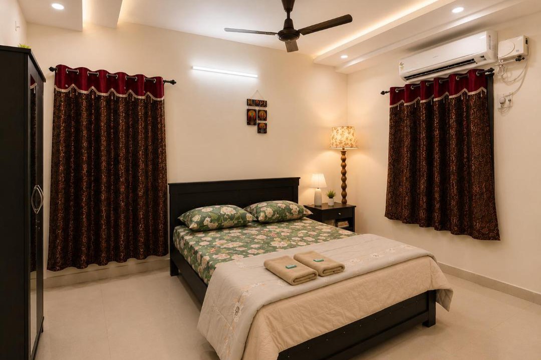 Visakhapatnam Apartment | KB's Stay - The Rosewood 3BHK