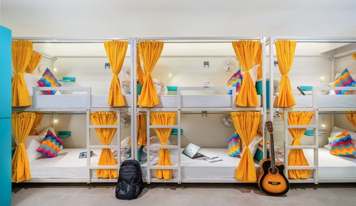 Bed in 8 Bed Mixed A/C Dormitory Room with Ensuite Bathroom