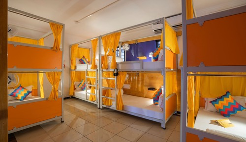  Bed in 8 Bed Male Only AC Dormitory Room With Ensuite Bathroom
