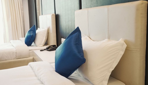 Double or Twin Room, 2 Twin Beds, Balcony, City View