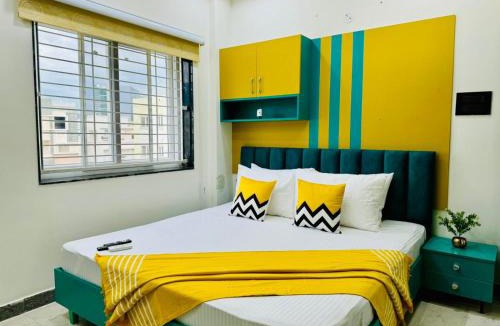 Gachibowli Apartment | BluO 2BHK Gachibowli - Kitchen, Lift, Parking