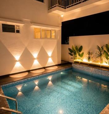 Luxurious boho pool villa nandi hills